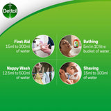 Dettol Antiseptic Disinfectant liquid for First aid, Surface Cleaning and Personal Hygiene, 1000 ML